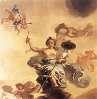 Gérard de Lairesse, the Dutch Maiden in his Allegory of the Freedom of Trade (glorify the De Graeff family’ as the protector of the Republican state), 1672