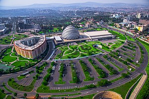 Kigali Convention Centre im Kimihurura-Sektor in der Hauptstadt Kigali