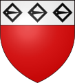 Coat of arms of the lords of Diestroff (or Diestorf).
