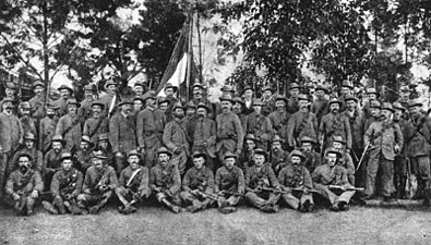 Scandinavian Corps volunteers in Boer Commando Army in the Boer War of 1899-1902
