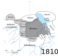 Bornu Empire in 1810