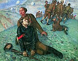 K. Petrov-Vodkin. Death of a Commissar. 1928