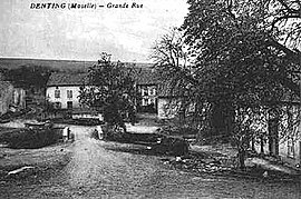 The Grande-Rue of the village at the start of the 20th century