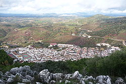 El Gastor from Algarín mountain
