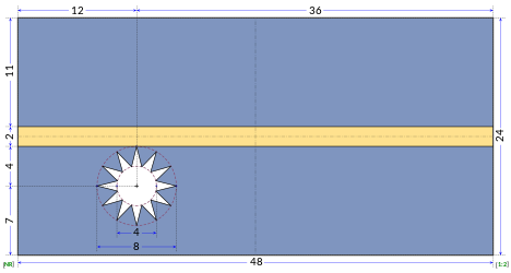 Flag construction sheet