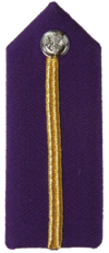 SA Army Chaplains Gorget - Staff Qualified