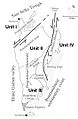 Geologische Karte des Odenwaldes (aus: Stein, 2001)[25]