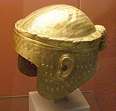 Gold helmet of Meskalamdug, ruler of the First Dynasty of Ur, circa 2500 BC, Early Dynastic period III.