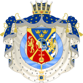 Arms of Prince Gustaf from 1827 to 1844