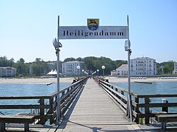 Seebrücke (pier) towards Heiligendamm spa