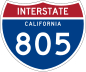 Interstate 805 marker