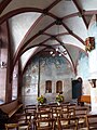 Kapelle in der Peterskirche. Die Kirche ist ein Sakralbau in der Schweizer Stadt Basel. Sie ist dem heiligen Petrus geweiht und dient nach Umnutzungen und Erneuerungen seit 1529 als evangelisch-reformierte Kirche.