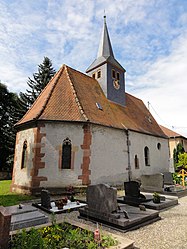 The Protestant church in Krautwiller