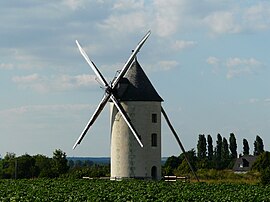 The windmill at the Saint-Marie ford