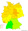 Lebenserwartung in Deutschland für Frauen (2020–2022)