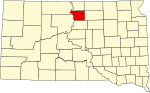 State map highlighting Walworth County