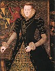 Margaret Audley, Duchess of Norfolk, 1562, companion to portrait of the Duke, by Hans Eworth