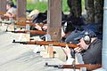 Service rifle shooting in Slovenia with the Zastava M48 rifle.