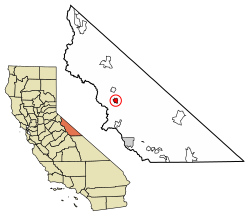 Location in Mono County, California