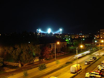 Nicolae Dobrin Stadium-floodlights on