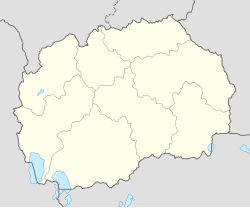 Štip is located in North Macedonia
