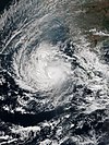 Satellite image of Cyclone Ockhi
