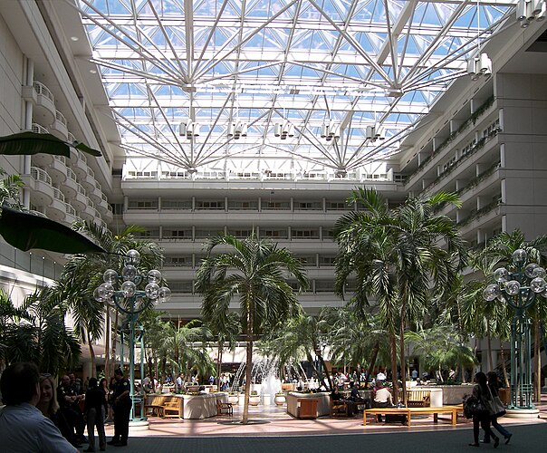 Orlando International Airport atrium