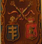 Pilawa coat of arms and the Prices Czartoryski coat of arms in Łańcut Castle