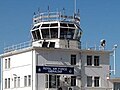 The modern day control tower of RAF Gibraltar/Gibraltar Airport