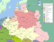 Map of the Polish–Lithuanian Commonwealth