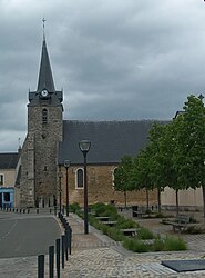 The church of Saint-Aubin