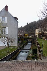 The Sauzay river, at La Chapelle-Saint-André