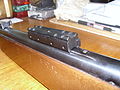 Weaver rail on an air gun.