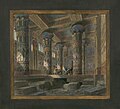 Image 76Set design for Act 4 of Aida, by Philippe Chaperon (restored by Adam Cuerden) (from Wikipedia:Featured pictures/Culture, entertainment, and lifestyle/Theatre)