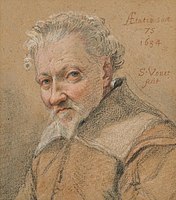 Portrait of a Man Aged 75 (1634), chalk, pastel and ink on paper, private collection