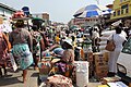 Street Outside Makola Market, Accra, Ghana