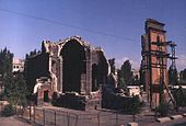 A church after the 1988 Armenian earthquake