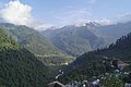 View from Tosh village, Parvati valley, Kullu district. 2017.