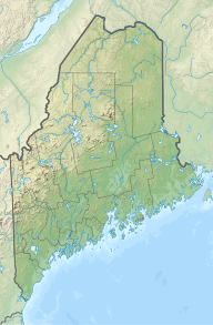 Location of Millinocket Lake in Maine, USA.