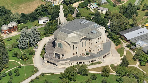 Aerial view of the Goetheanum, the world centre for the anthroposophical movement (created by Taxiarchos228; nominated by Alborzagros)