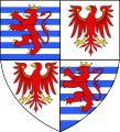 Coat of arms of Josse duke of Luxembourg, marquis of Brandenbourg and Moravia.