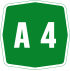 Autostrada A4 shield}}