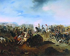 Battle of Grochów, December 13, 1831, (1850s), oil on canvas, Military Historical Museum of Artillery, Engineers and Signal Corps.