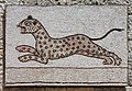 Fifth-century mosaic of a leopard at Beiteddine Palace.