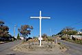 Wayside cross in Broken Hill, New South Wales, Australia.