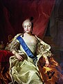 The Elizabeth portrait by Charles-André van Loo in Peterhof Palace