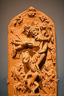 Chamunda sculpture from Rajshahi.