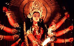 Effigy of the goddess Durga