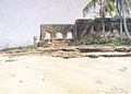 Old Mosque on the beach, 1898