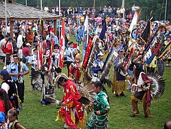 Lake Superior Band of Chippewa Pow Wow at the Grand Portage Indian Reservation in 2009